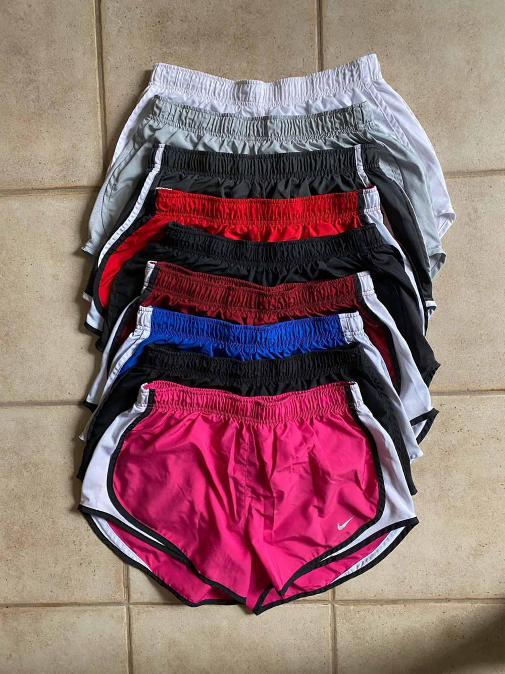 Nike Women's Dri-FIT Mid-Rise Brief-Lined Running Shorts